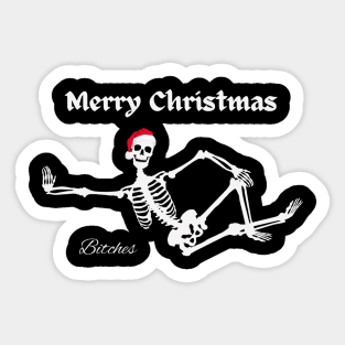 Merry Christmas Bitches Sticker